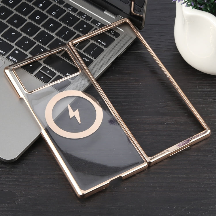 For Xiaomi Mix Fold 3 6D Glossy Electroplated PC MagSafe Phone Case