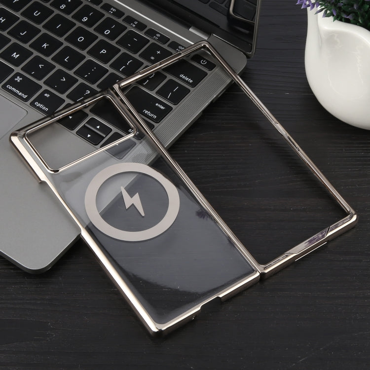 For Xiaomi Mix Fold 3 6D Glossy Electroplated PC MagSafe Phone Case