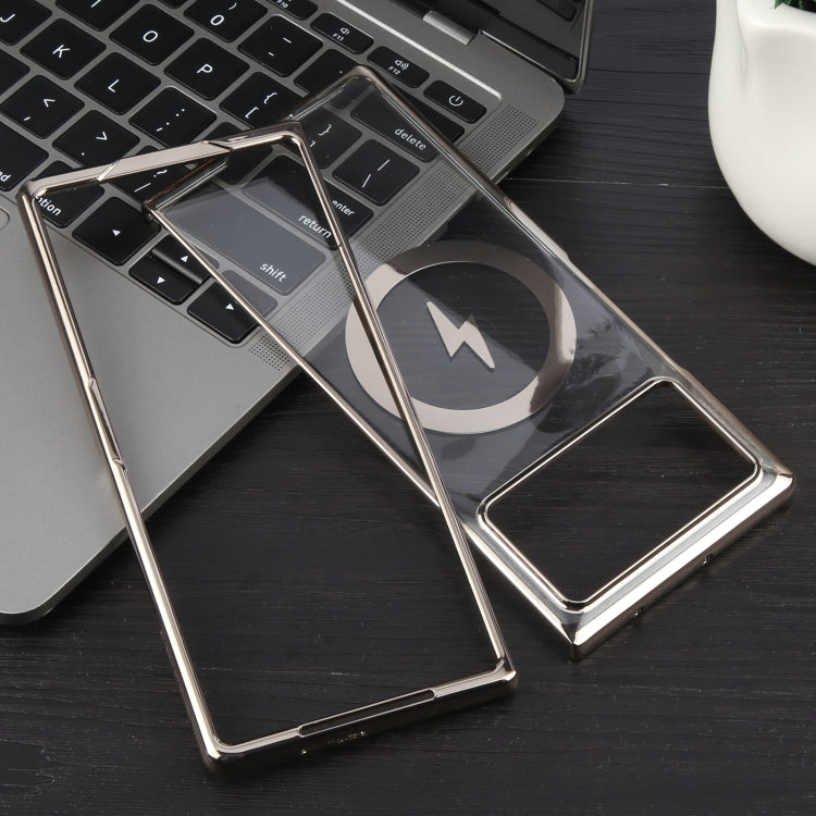 For Xiaomi Mix Fold 3 6D Glossy Electroplated PC MagSafe Phone Case