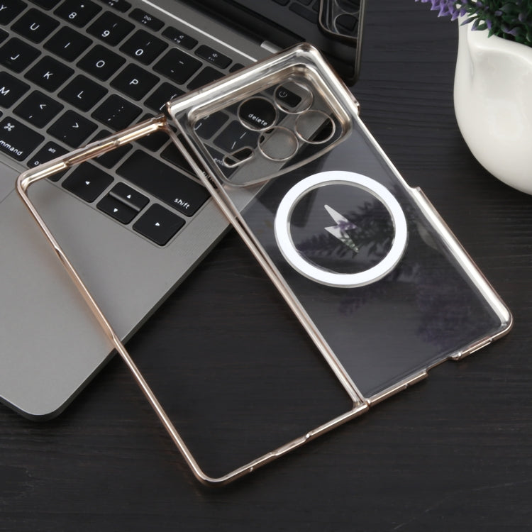 For Xiaomi Mix Fold 4 6D Glossy Electroplated PC MagSafe Phone Case