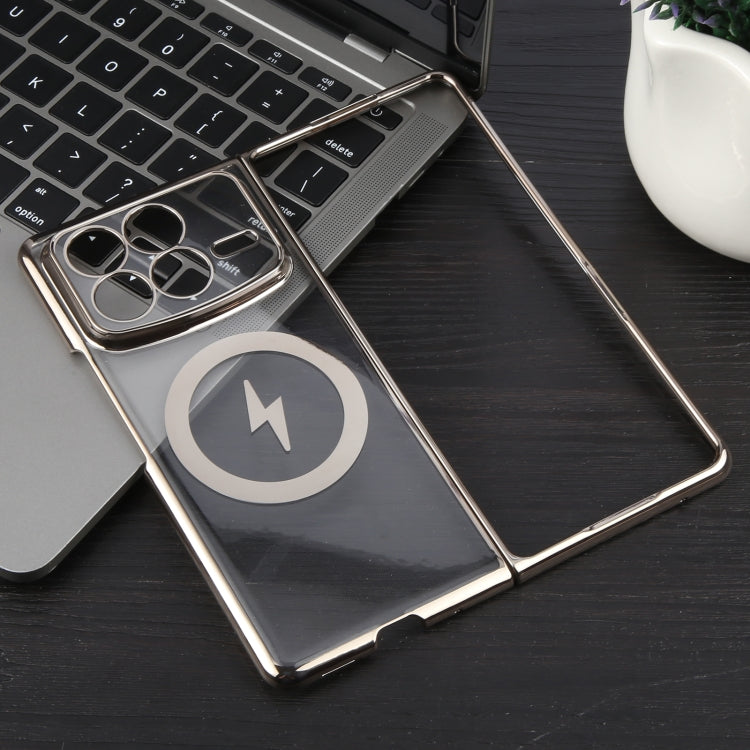 For Xiaomi Mix Fold 4 6D Glossy Electroplated PC MagSafe Phone Case