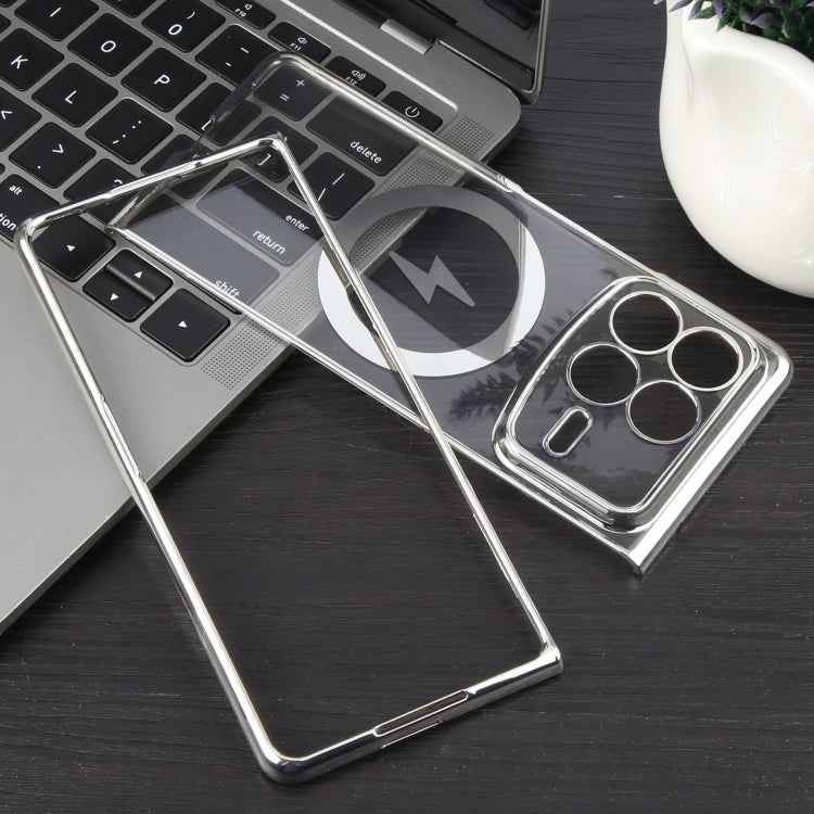 For Xiaomi Mix Fold 4 6D Glossy Electroplated PC MagSafe Phone Case