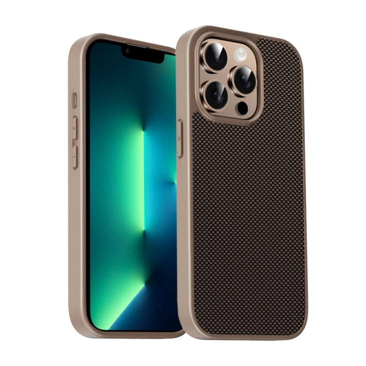 For iPhone 13 Pro Pita Series TPU + PC Texture Phone Case