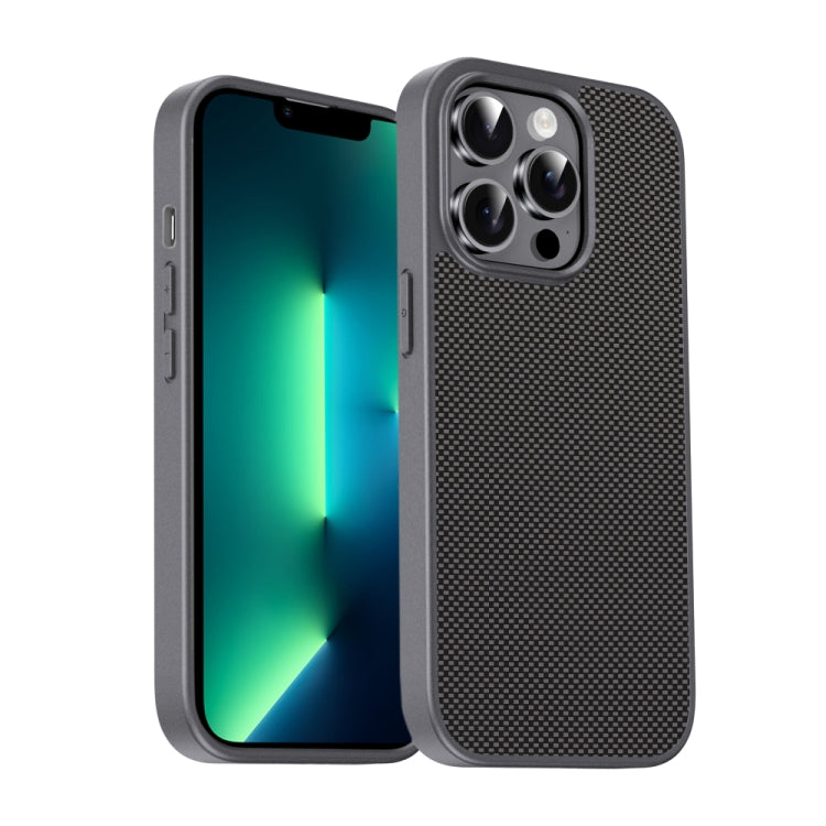 For iPhone 13 Pro Pita Series TPU + PC Texture Phone Case