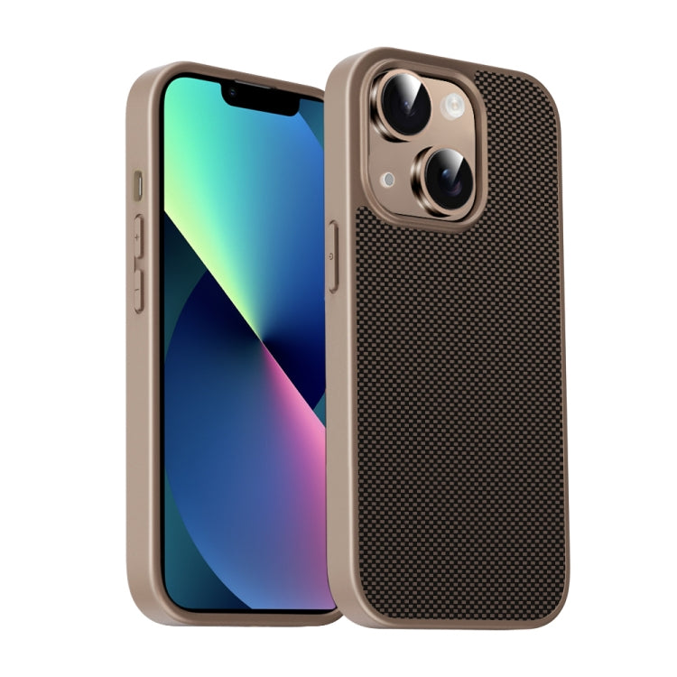 For iPhone 13 Pita Series TPU + PC Texture Phone Case