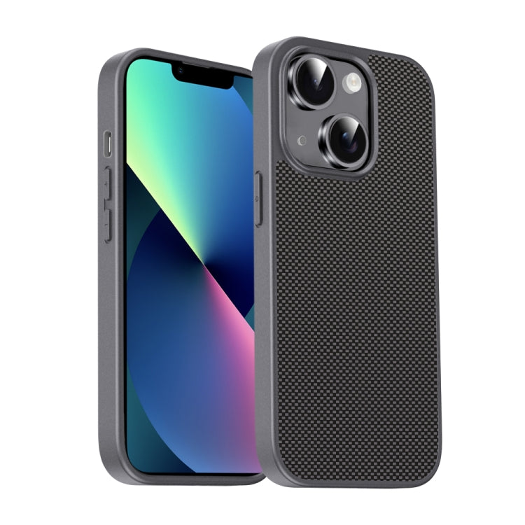 For iPhone 13 Pita Series TPU + PC Texture Phone Case
