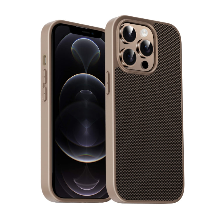 For iPhone 12 Pro Pita Series TPU + PC Texture Phone Case