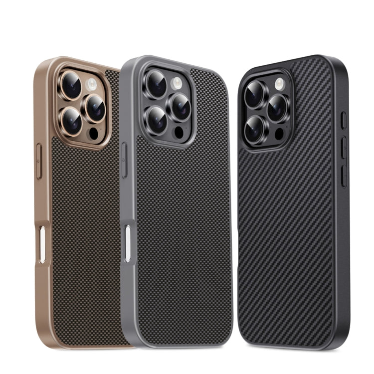 For iPhone 12 Pita Series TPU + PC Texture Phone Case