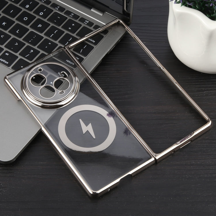 For vivo X Fold3 Pro 6D Glossy Electroplated PC MagSafe Phone Case