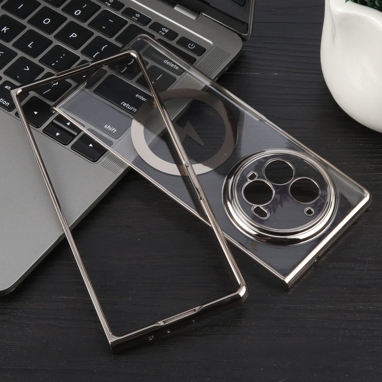 For vivo X Fold3 Pro 6D Glossy Electroplated PC MagSafe Phone Case