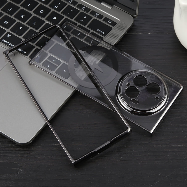 For vivo X Fold3 Pro 6D Glossy Electroplated PC MagSafe Phone Case