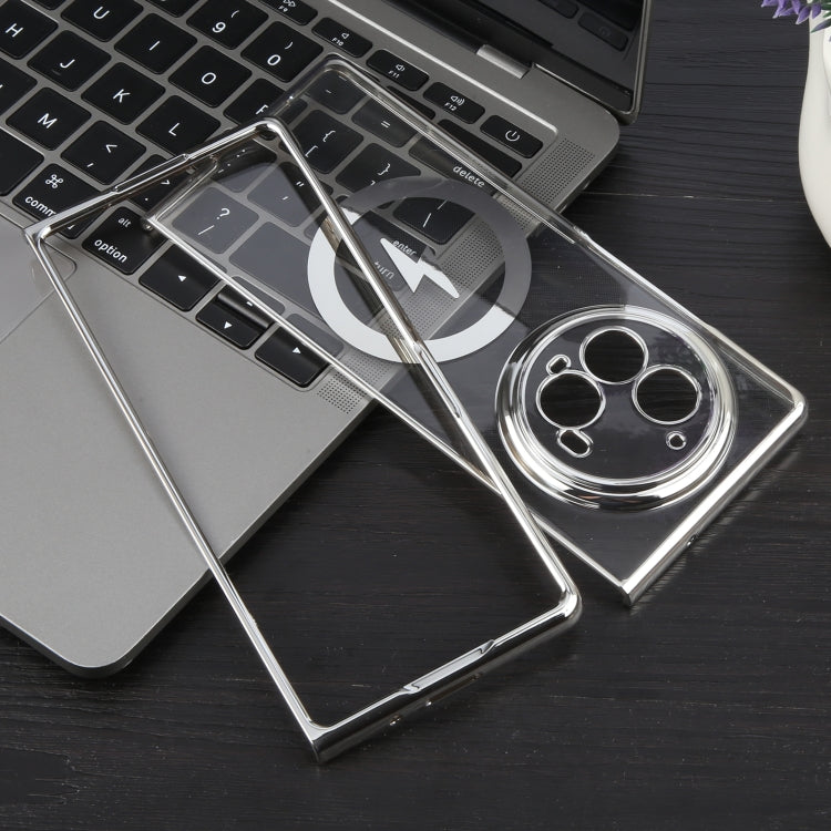 For vivo X Fold3 Pro 6D Glossy Electroplated PC MagSafe Phone Case