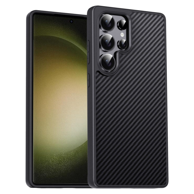 For Samsung Galaxy S23 Ultra 5G Pita Series TPU + PC Texture Phone Case
