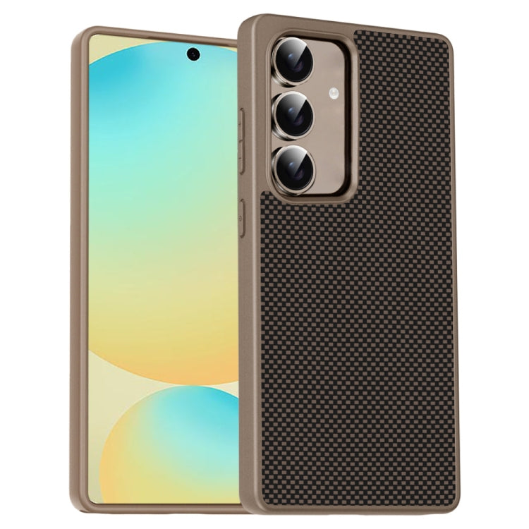 For Samsung Galaxy S24 FE 5G Pita Series TPU + PC Texture Phone Case