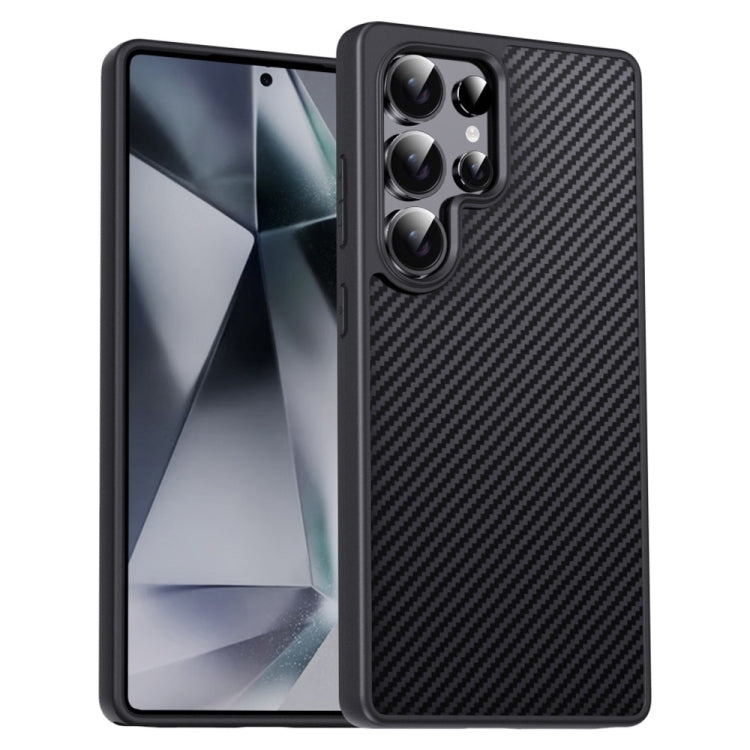 For Samsung Galaxy S25 Ultra 5G Pita Series TPU + PC Texture Phone Case