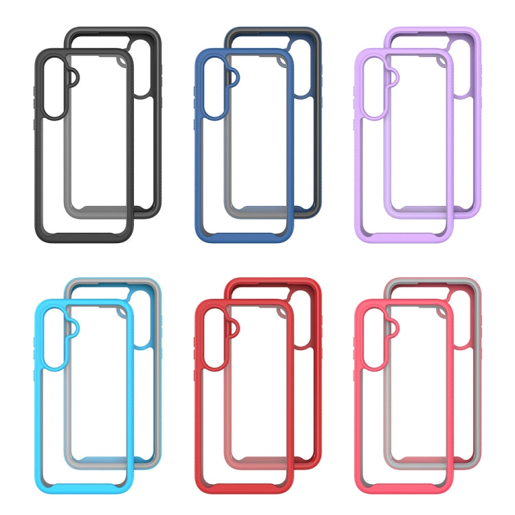 For Samsung Galaxy A16 5G Starry Sky Solid Color Shockproof TPU Clear PC Phone Case
