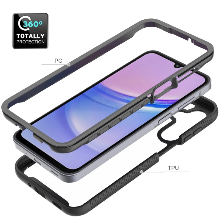 For Samsung Galaxy A16 5G Starry Sky Solid Color Shockproof TPU Clear PC Phone Case