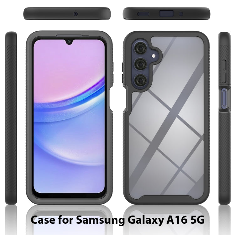 For Samsung Galaxy A16 5G Starry Sky Solid Color Shockproof TPU Clear PC Phone Case