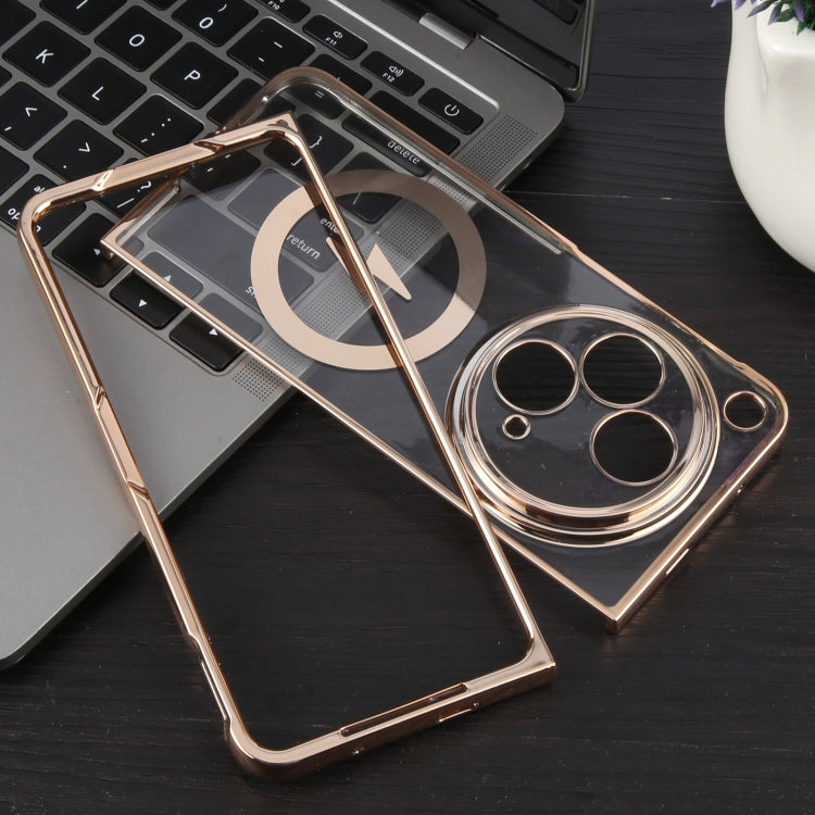For OPPO Find N3 / OnePlus Open 6D Glossy Electroplated PC MagSafe Phone Case