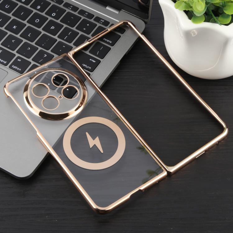 For OPPO Find N5 6D Glossy Electroplated PC MagSafe Phone Case