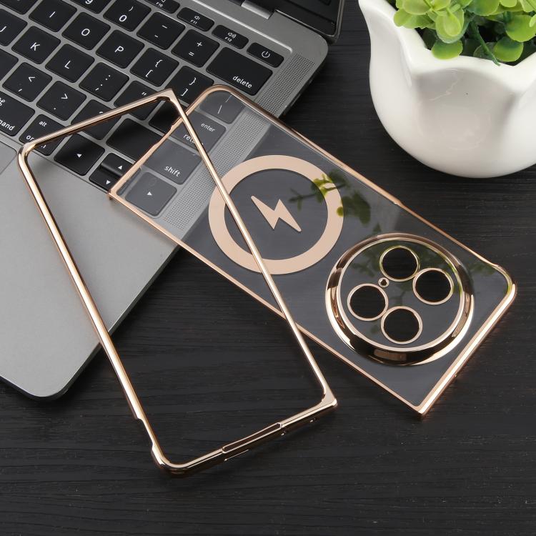 For OPPO Find N5 6D Glossy Electroplated PC MagSafe Phone Case