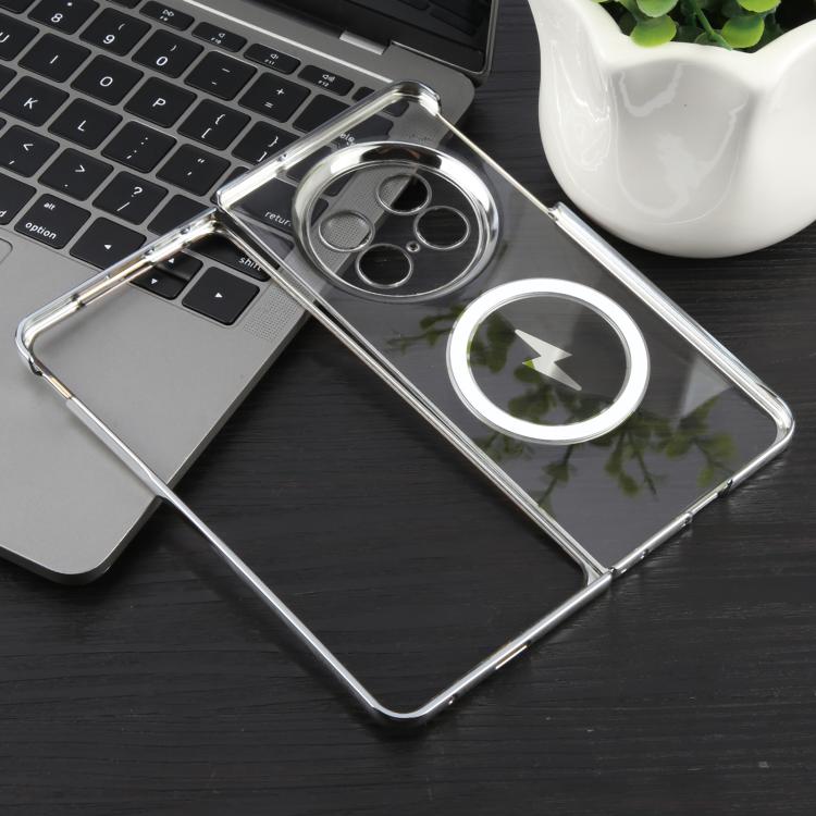 For OPPO Find N5 6D Glossy Electroplated PC MagSafe Phone Case