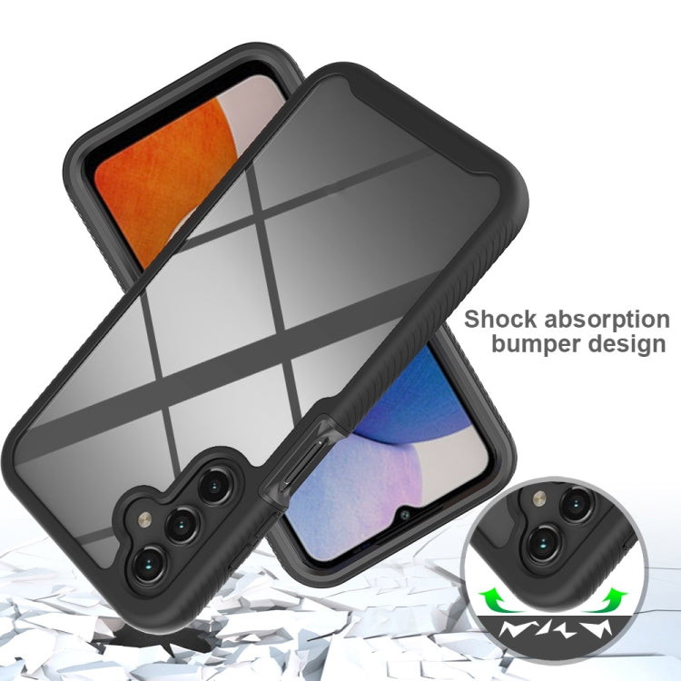 For Samsung Galaxy A15 5G / 4G Starry Sky Solid Color Series PC + TPU Phone Case with PET Film