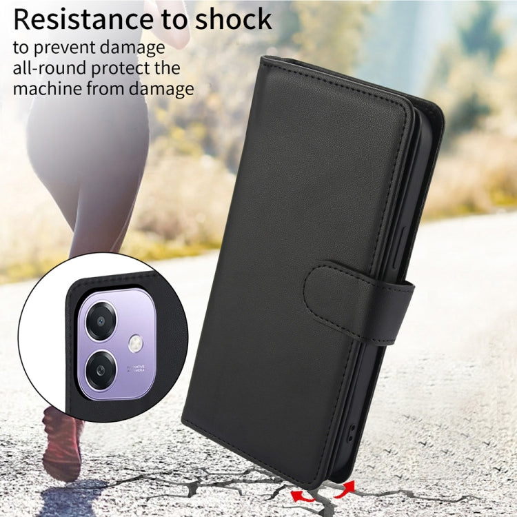 For OPPO A3 4G / 5G Global / A3X 4G / 5G India Multi-Card Wallet RFID Leather Phone Case