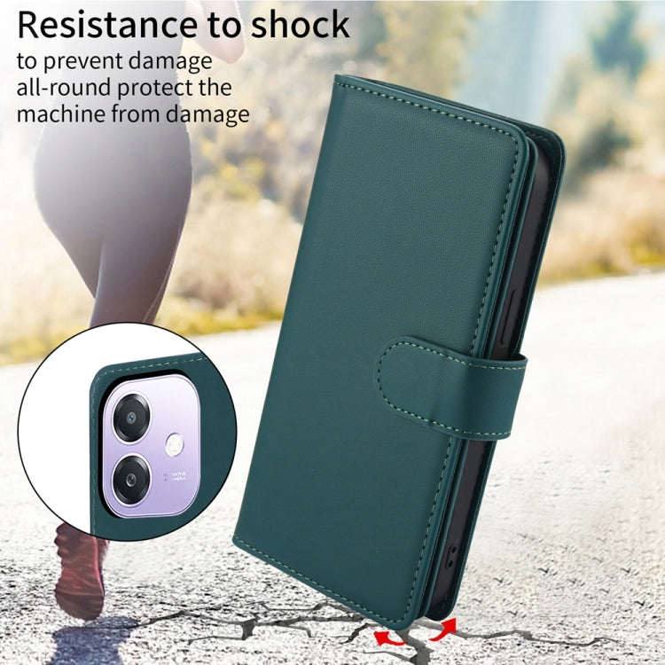 For OPPO A3 4G / 5G Global / A3X 4G / 5G India Multi-Card Wallet RFID Leather Phone Case
