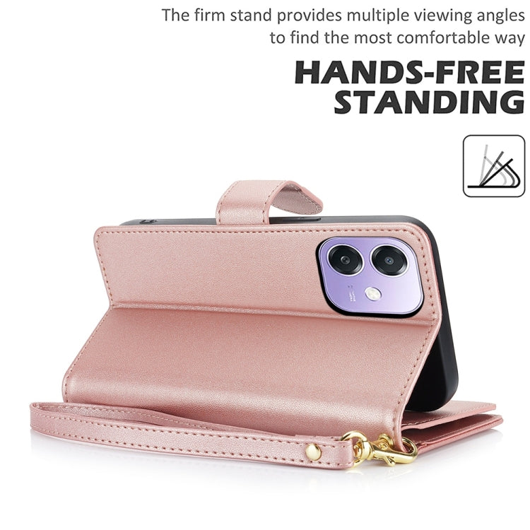 For OPPO A3 4G / 5G Global / A3X 4G / 5G India Multi-Card Wallet RFID Leather Phone Case