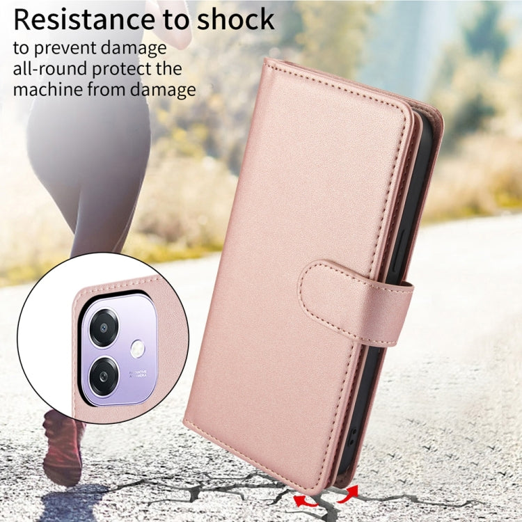 For OPPO A3 4G / 5G Global / A3X 4G / 5G India Multi-Card Wallet RFID Leather Phone Case