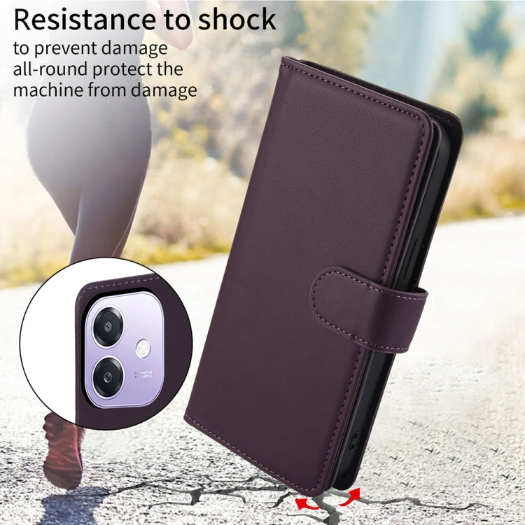 For OPPO A3 4G / 5G Global / A3X 4G / 5G India Multi-Card Wallet RFID Leather Phone Case