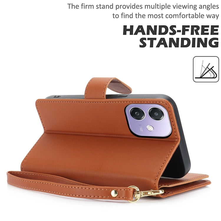For OPPO A3 4G / 5G Global / A3X 4G / 5G India Multi-Card Wallet RFID Leather Phone Case