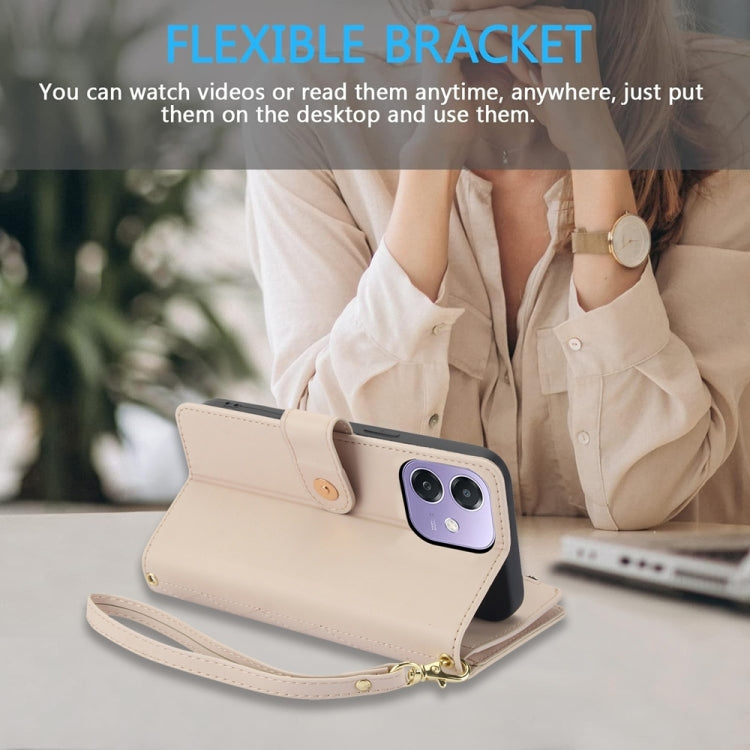 For OPPO A3 4G / 5G Global / A3X 4G / 5G India Rhombic Zipper Card Wallet Leather Phone Case with Lanyard