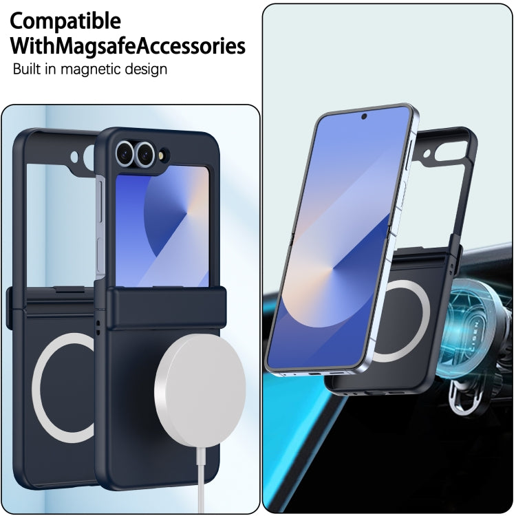 For Samsung Galaxy Z Flip6 / Flip7 FE Hinge MagSafe PC Full Coverage Phone Case