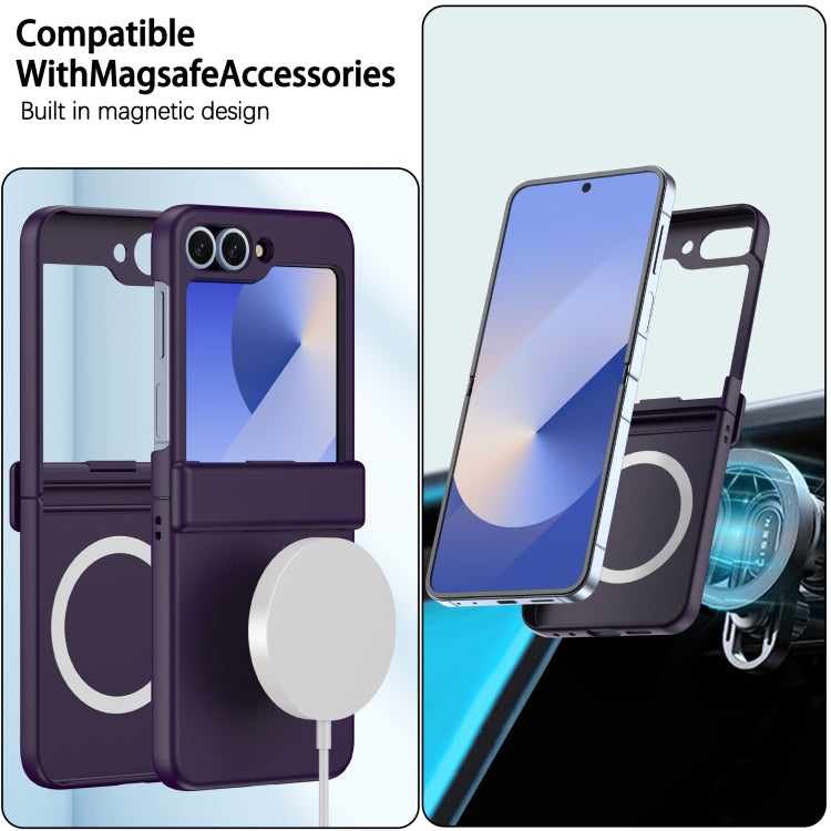 For Samsung Galaxy Z Flip6 / Flip7 FE Hinge MagSafe PC Full Coverage Phone Case