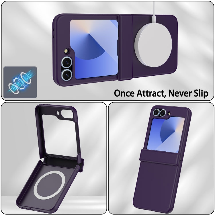 For Samsung Galaxy Z Flip6 / Flip7 FE Hinge MagSafe PC Full Coverage Phone Case