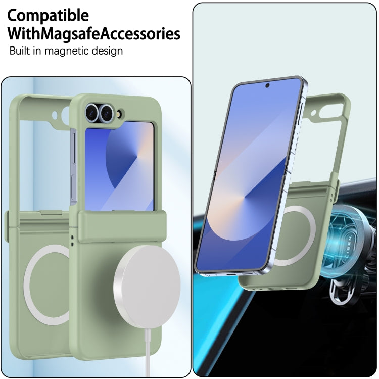 For Samsung Galaxy Z Flip6 / Flip7 FE Hinge MagSafe PC Full Coverage Phone Case