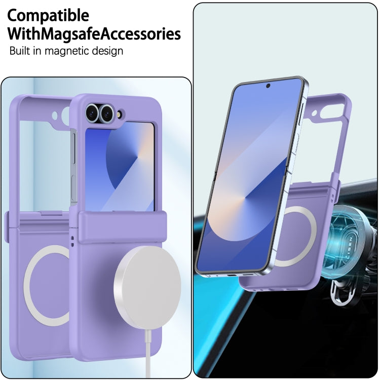 For Samsung Galaxy Z Flip6 / Flip7 FE Hinge MagSafe PC Full Coverage Phone Case