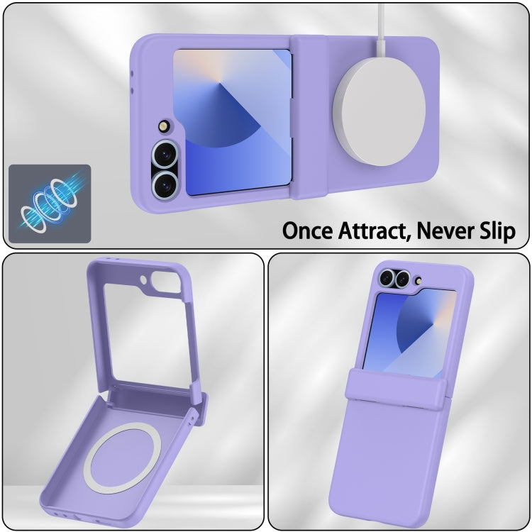 For Samsung Galaxy Z Flip6 / Flip7 FE Hinge MagSafe PC Full Coverage Phone Case