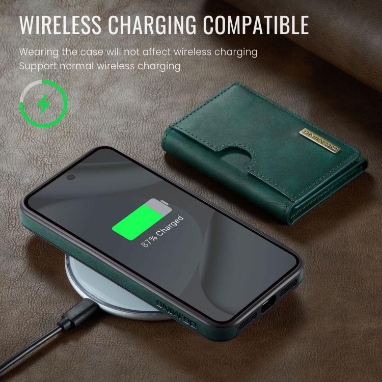 For Google Pixel 10 Pro XL DG.MING M6 Series RFID Tri-fold Card Bag Removable Leather Phone Case