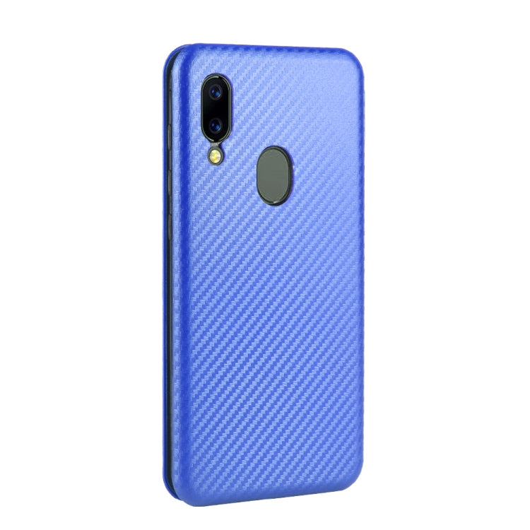 For UMIDIGI A3X Carbon Fiber Texture Horizontal Flip TPU + PC + PU Leather Case with Card Slot