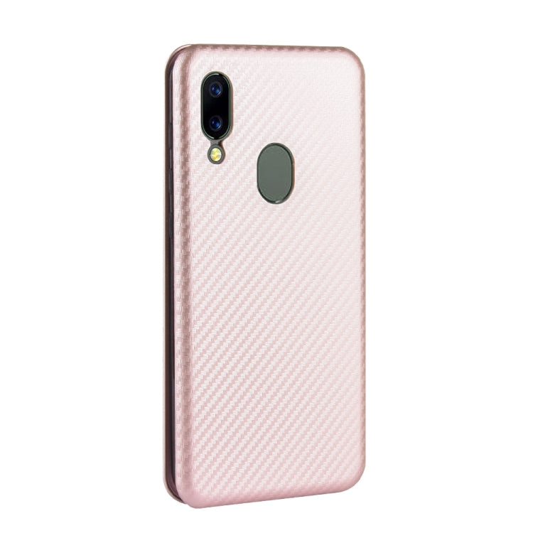 For UMIDIGI A3X Carbon Fiber Texture Horizontal Flip TPU + PC + PU Leather Case with Card Slot