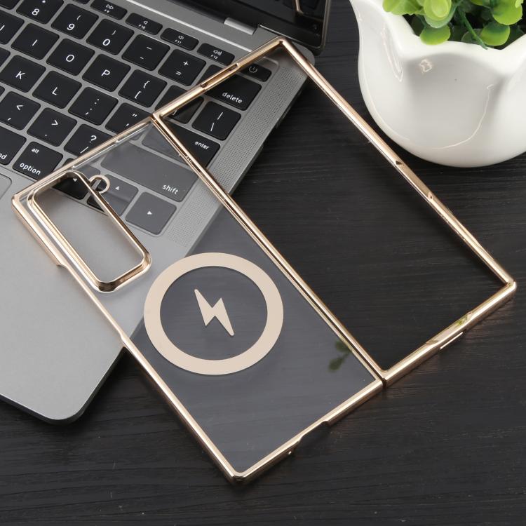 For Samsung Galaxy Z Fold Special / W25 6D Glossy Electroplated PC MagSafe Phone Case