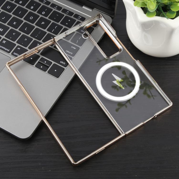 For Samsung Galaxy Z Fold Special / W25 6D Glossy Electroplated PC MagSafe Phone Case