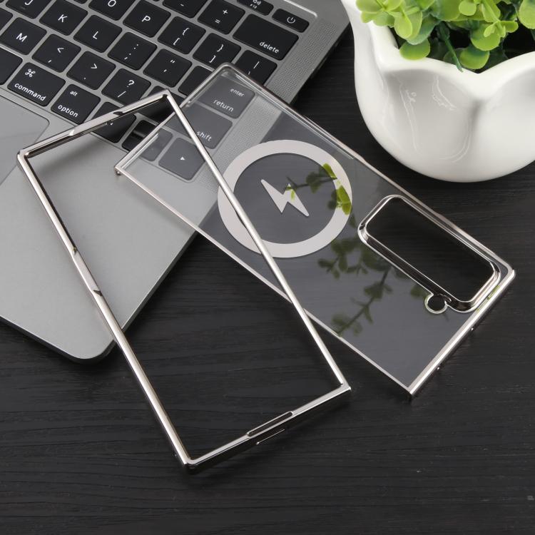 For Samsung Galaxy Z Fold Special / W25 6D Glossy Electroplated PC MagSafe Phone Case