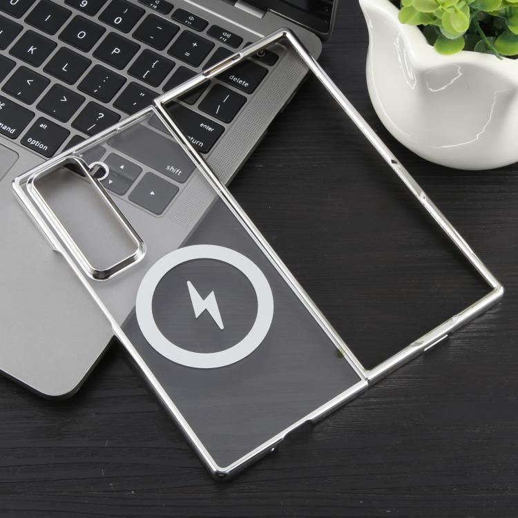 For Samsung Galaxy Z Fold Special / W25 6D Glossy Electroplated PC MagSafe Phone Case