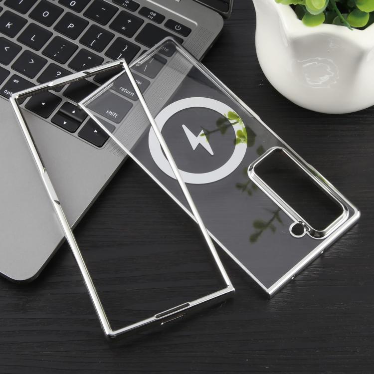 For Samsung Galaxy Z Fold Special / W25 6D Glossy Electroplated PC MagSafe Phone Case