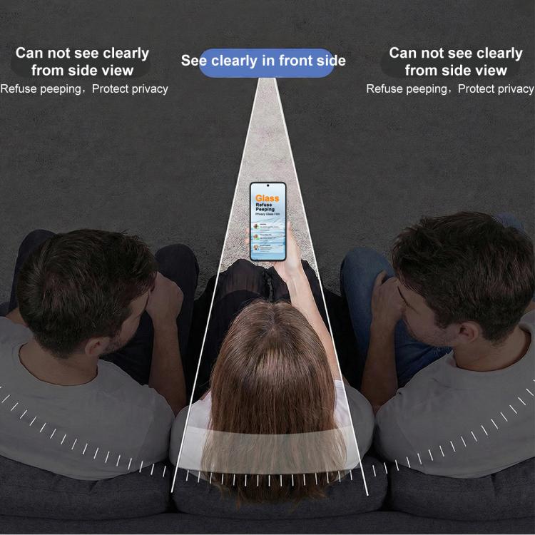 For Galaxy S24 FE 5G imak HD Full Screen Privacy Tempered Glass Protective Film