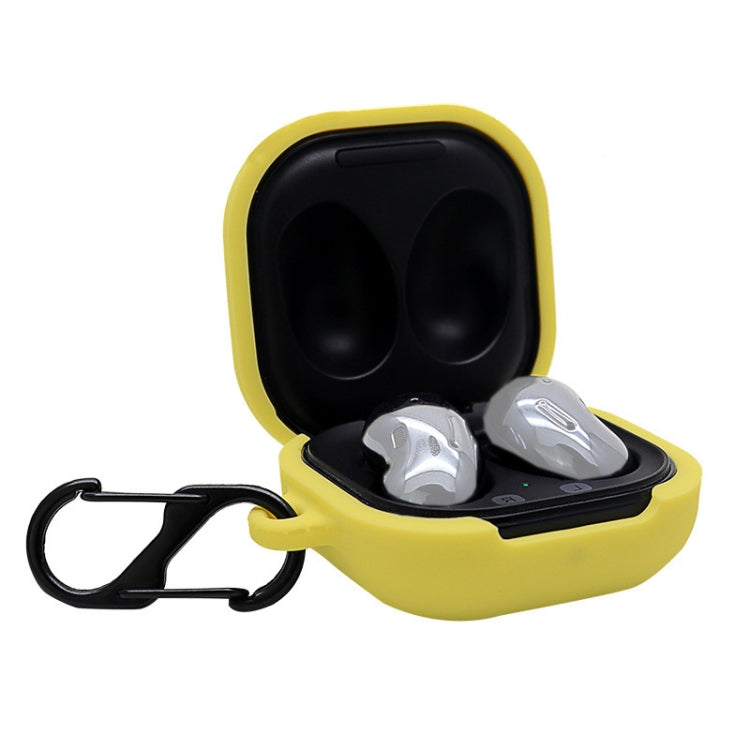 For Samsung Galaxy Buds Live Anti-fall Silicone Earphone Protective Case with Hook